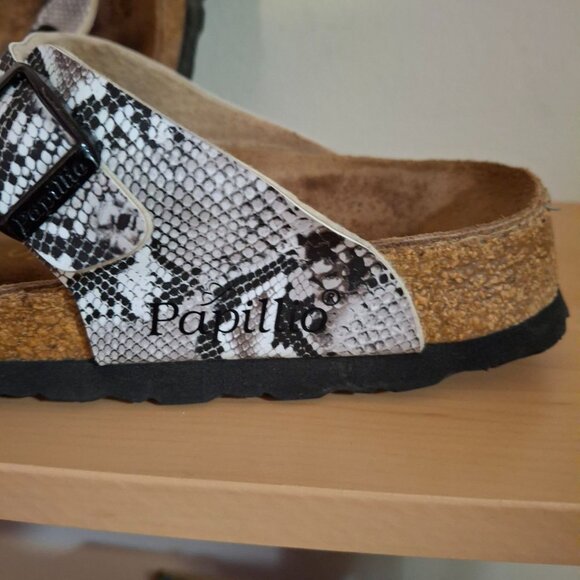 Birkenstock Papillio Gizeh Platform Sandals -  Snake Print Size 8 - Picture 7 of 7